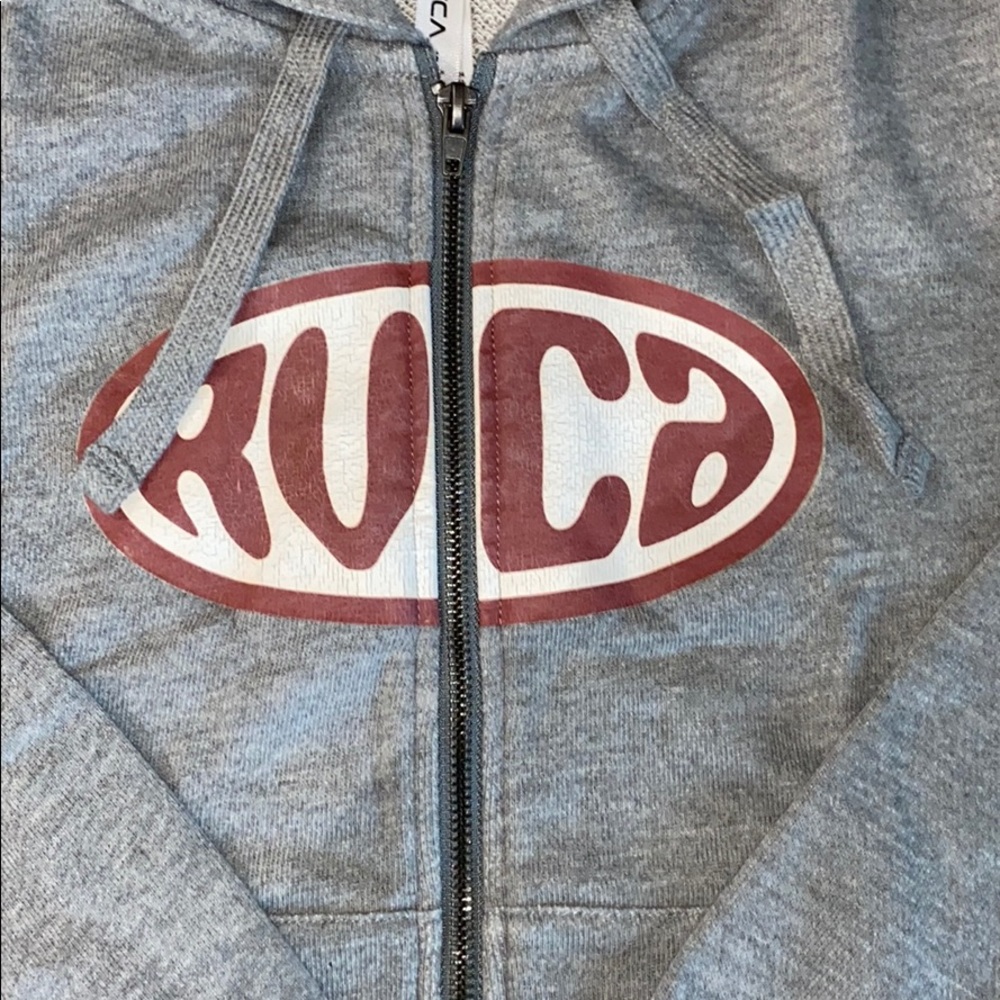 🔥RVCA SLACKER ZIP HOODIE NWT - Picture 8 of 8